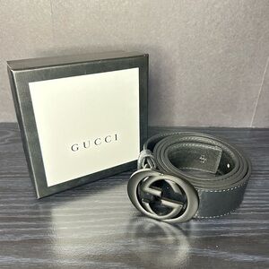 Black Gucci Belt